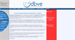 Desktop Screenshot of dbve.de